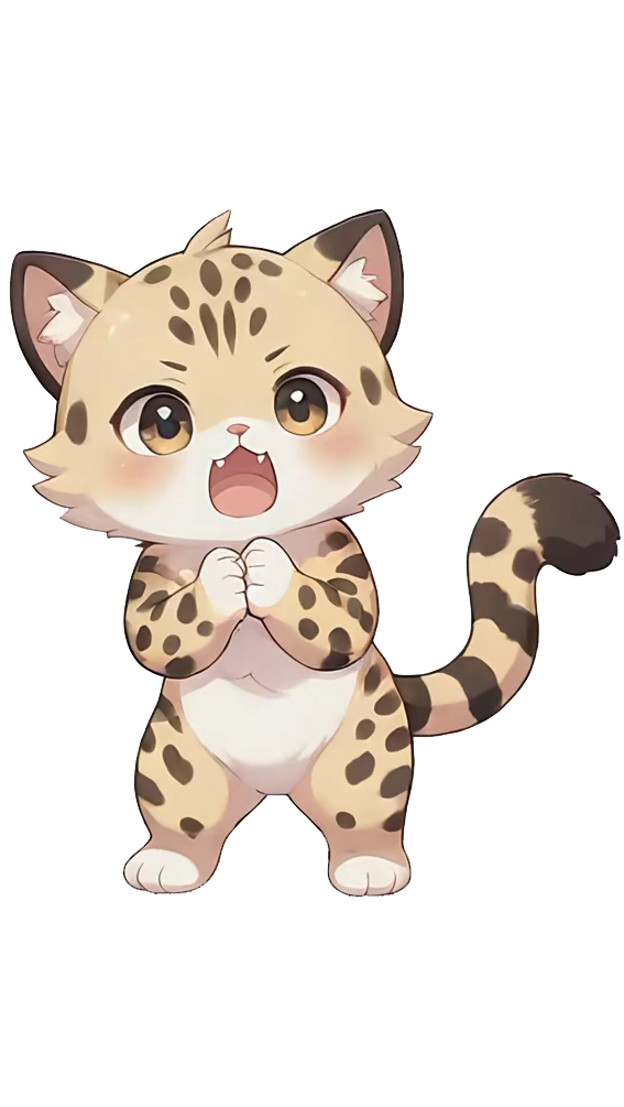 豹小猫（猫咪姿态）